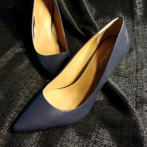 Calvin Klein navy pumps